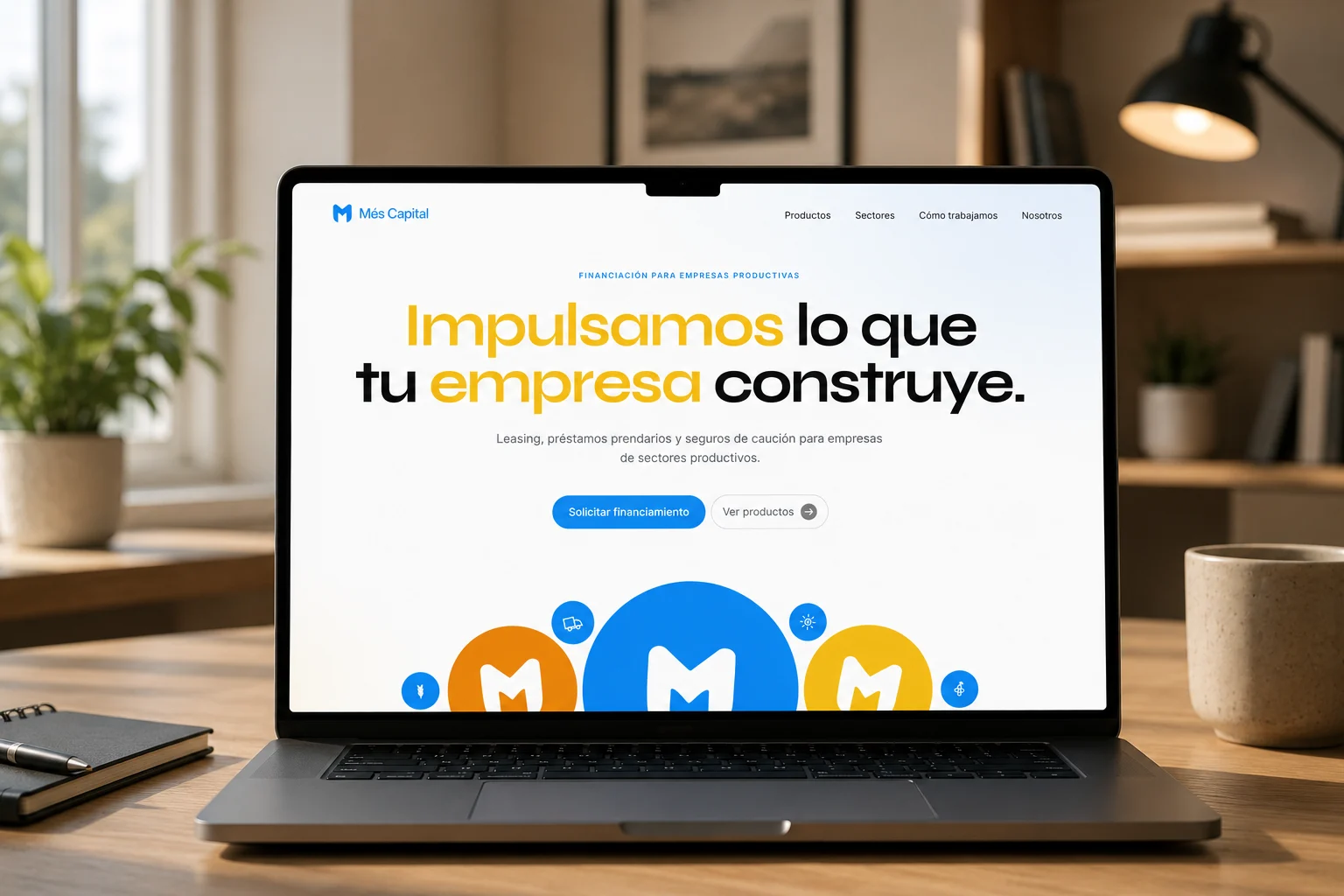 Més Capital — Web Development, UX/UI Design case study by Nuba Studio
