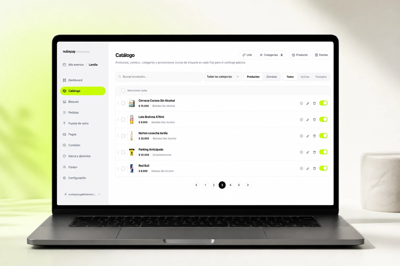 Nubapay — Product Design & Development, screen 1